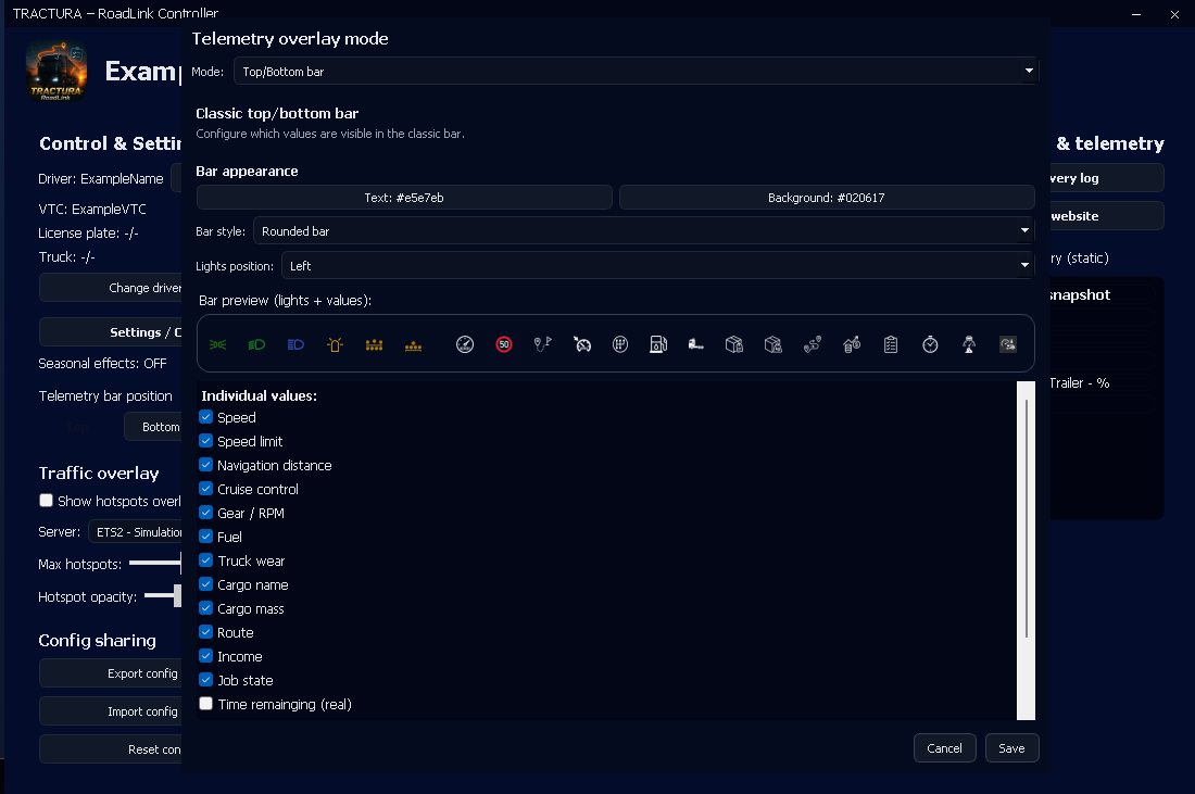 RoadLink UI Preview 2