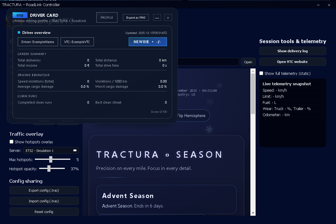 RoadLink UI Preview 3