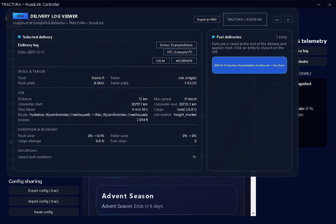 RoadLink UI Preview 4